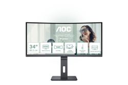 AOC 86,0cm (34) CU34P3CV 21:09 HDMI+DP+USB-C VA Curved retail