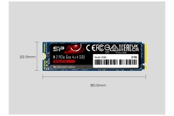 Silicon Power SSD 1TB M.2 PCIe Gen 4x4 NVMe UD85 3D Nand
