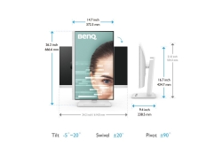 BenQ 68,6cm GW2790QT 16:9 DP/USB-C/HDMI weiß lift/piv. QHD