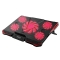 INCA Notebook Kühler 4x 80x15mm Lüfter/LED/2200RPM/2xUSB sw retail