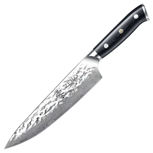 KozyGear Premier 8 33cm Chefs Messer gehämmert Japan Super