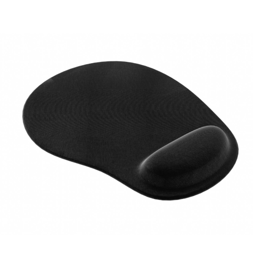 INCA Ergonomisches Mauspad 24,5x22x3mm Silikon schwarz retail