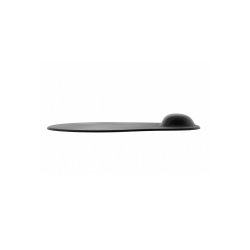INCA Ergonomisches Mauspad 24,5x22x3mm Silikon schwarz retail