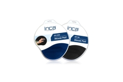 INCA Ergonomisches Mauspad 245x220x3mm Silikon/Gel blau retail