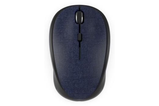 INCA Wrls Maus 1600DPI/4Tasten/2.4GHzUSB-A/Stoff bl retail