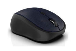 INCA Wrls Maus 1600DPI/4Tasten/2.4GHzUSB-A/Stoff bl retail
