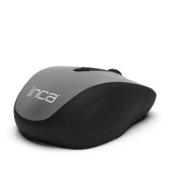 INCA Wrls Maus 1600DPI/4Tasten/2.4GHzUSB-A gr/sw retail