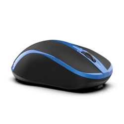 INCA Wrls Maus 1000DPI/3Tasten/2.4GHzUSB-A bl/sw retail