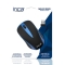 INCA Wrls Maus 1000DPI/3Tasten/2.4GHzUSB-A bl/sw retail
