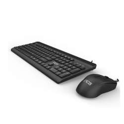 INCA Tas+Maus Ergonomisch/1000DPI/3Tasten/Silent 1.45m sw...