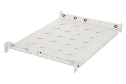 INTELLINET 19 Fachboden variable Schienen 350mm tief grau