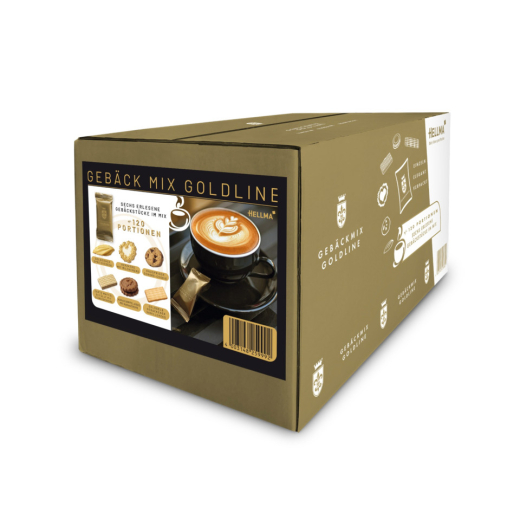 Knabbergebäck Mix Goldline, 120 Stück