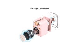 Divoom Lautsprecher Fairy OK Bluetooth inkl. Mikro rosa