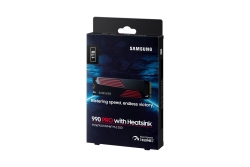 SSD 1TB Samsung M.2 PCI-E NVMe Gen4 990 PRO Heatsink retail