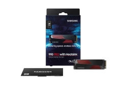 SSD 1TB Samsung M.2 PCI-E NVMe Gen4 990 PRO Heatsink retail