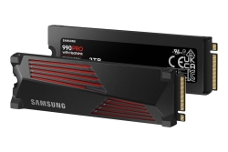 SSD 2TB Samsung M.2 PCI-E NVMe Gen4 990 PRO Heatsink retail