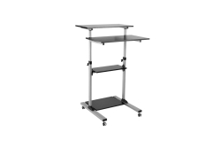 Logilink Sitz-/Steharbeitsplatz, rollbar, 60 kg max.