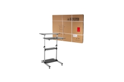 Logilink Sitz-/Steharbeitsplatz, rollbar, 60 kg max.