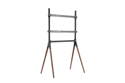 Logilink TV-Ständer, 49 70, Walnuss-Holzbeine, 40 kg...