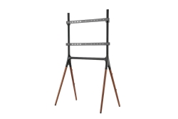 Logilink TV-Ständer, 49 70, Walnuss-Holzbeine, 40 kg...
