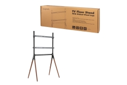 Logilink TV-Ständer, 49 70, Walnuss-Holzbeine, 40 kg max.