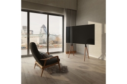 Logilink TV-Ständer, 49 70, Walnuss-Holzbeine, 40 kg max.
