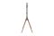 Logilink TV-Ständer, 49 70, Walnuss-Holzbeine, 40 kg max.