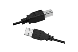 Logilink USB 2.0-Kabel, USB-A/M zu USB-B/M, schwarz, 2 m
