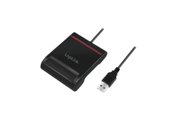 Logilink USB 2.0-Kartenleser, für Smart-ID, schwarz