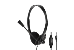 Logilink Stereo-Headset, 1x 3,5-mm-Klinke Bügelmikro...