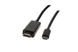 Logilink USB-C Kabel 3.2 Gen1 zu HDMI-A 4K/60 Hz, schw. 1,8m