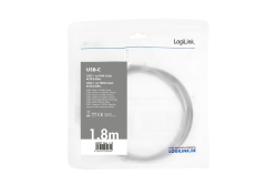 Logilink USB-C Kabel 3.2 Gen1 zu HDMI-A 4K/60 Hz, schw. 1,8m