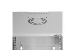 Logilink Wandgehäuse 10 Zoll, 6 HE, montiert, grau