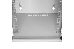 Logilink Wandgehäuse 10 Zoll, 6 HE, montiert, grau