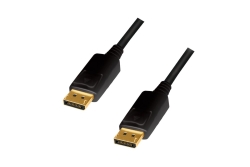 Logilink DisplayPort-Kabel, DP/M 4K/60 Hz CCS schw. 2 m