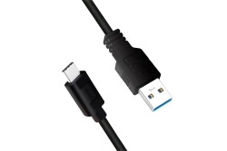 Logilink USB-C Kabel 3.2 Gen1, C/M zu USB-A/M, schwarz 3 m