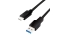 Logilink USB-C Kabel 3.2 Gen1, C/M zu USB-A/M, schwarz 3 m