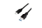 Logilink USB-C Kabel 3.2 Gen1, C/M zu USB-A/M, schwarz 2 m