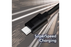 Logilink USB-C Kabel 3.2 Gen1, C/M zu USB-A/M, schwarz 1,5 m