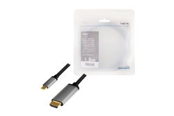 Logilink USB-C Kabel 3.2 Gen1, C/M zu HDMI/M, 4K, Alu 1,8 m