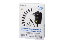 Logilink Universalnetzteil mit USB-Port, 3-12V, 24W, 1,45m