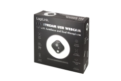 Logilink Webcam FHD 76° Dual-Mikro Autof. Ringlicht Stativ