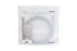 Logilink DisplayPort-Kabel, DP/M zu DP/M, 8K/60 Hz, schw. 5m