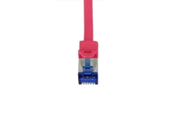 Logilink Patchkabel Ultraflex, Cat.6A, S/FTP, rot, 0,5 m
