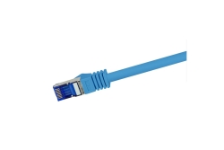 Logilink Patchkabel Ultraflex, Cat.6A, S/FTP, blau, 2 m