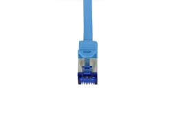 Logilink Patchkabel Ultraflex, Cat.6A, S/FTP, blau, 2 m