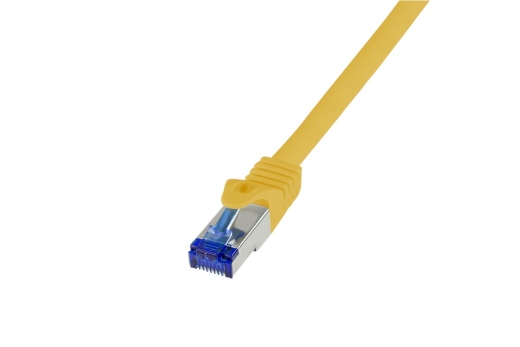 Logilink Patchkabel Ultraflex, Cat.6A, S/FTP, gelb, 1 m