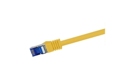 Logilink Patchkabel Ultraflex, Cat.6A, S/FTP, gelb, 1 m