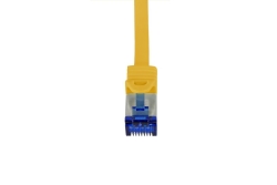 Logilink Patchkabel Ultraflex, Cat.6A, S/FTP, gelb, 1 m