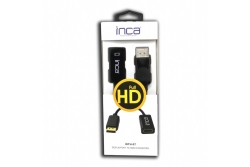 INCA Adapter DisplayPort->HDMI1.4 4K-UHD St/Bu 0.20m schwarz retail